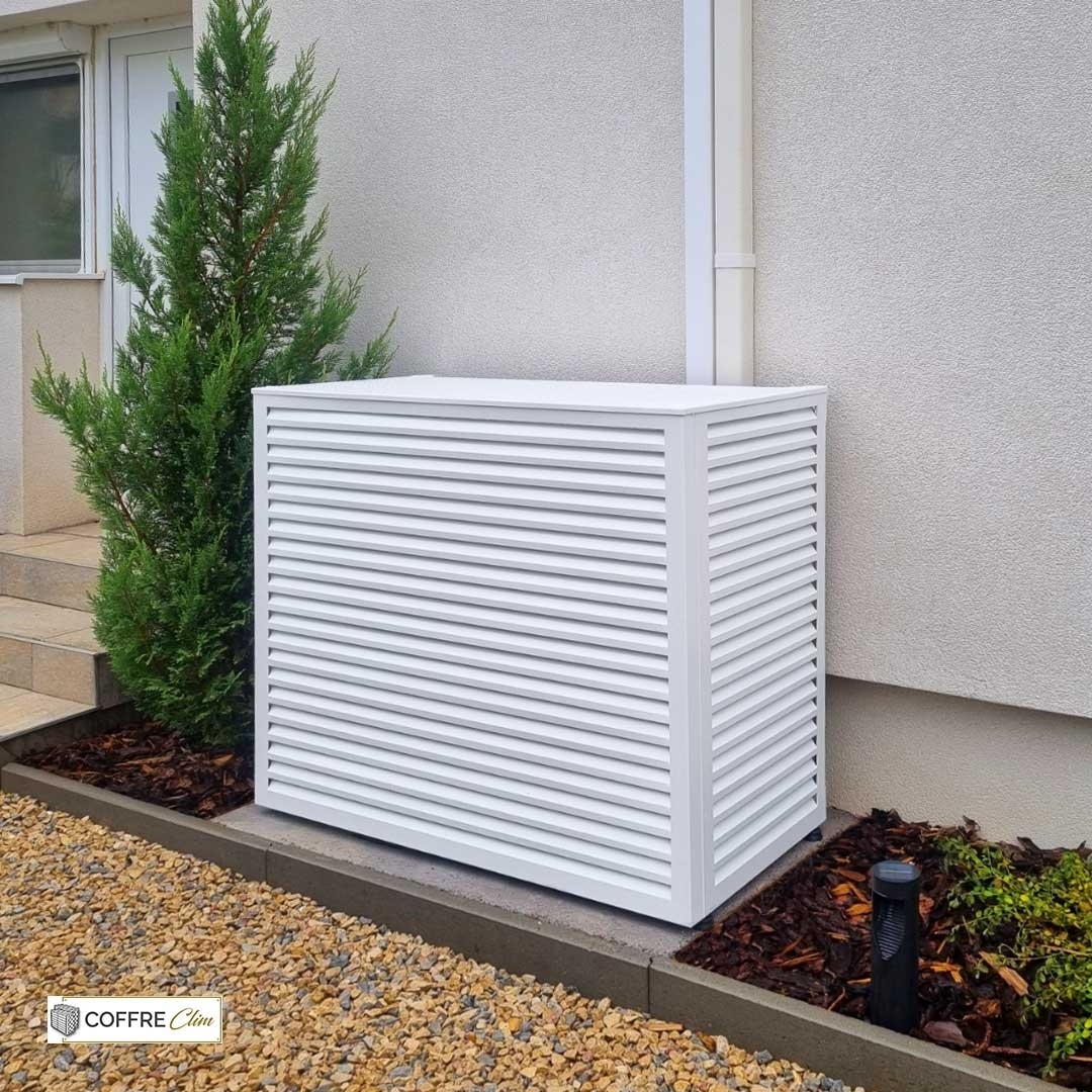coffre-clim-condor-aluminium-blanc-m.jpg Cache clim aluminium blanc CONDOR COFFRE CLIM à persiennes